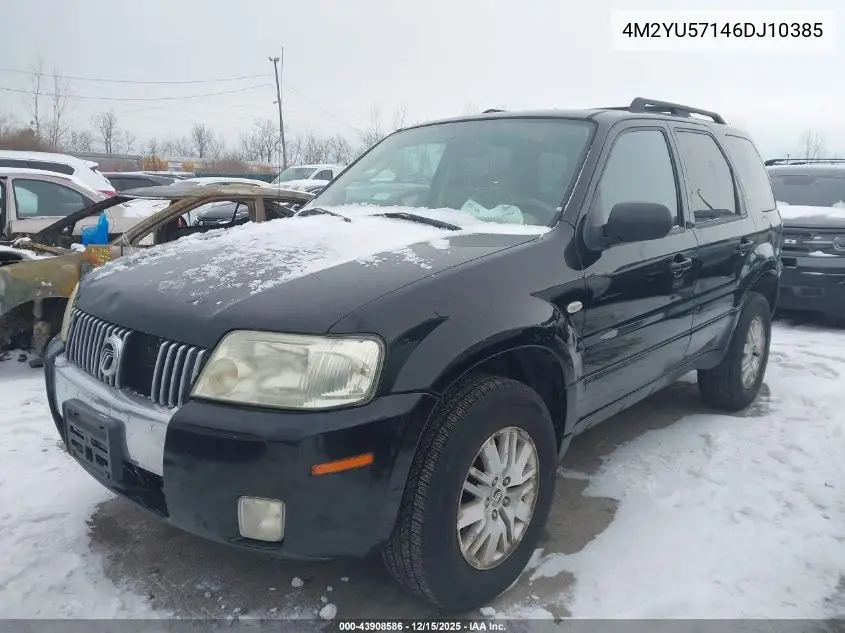 4M2YU57146DJ10385 2006 Mercury Mariner Luxury/Premier