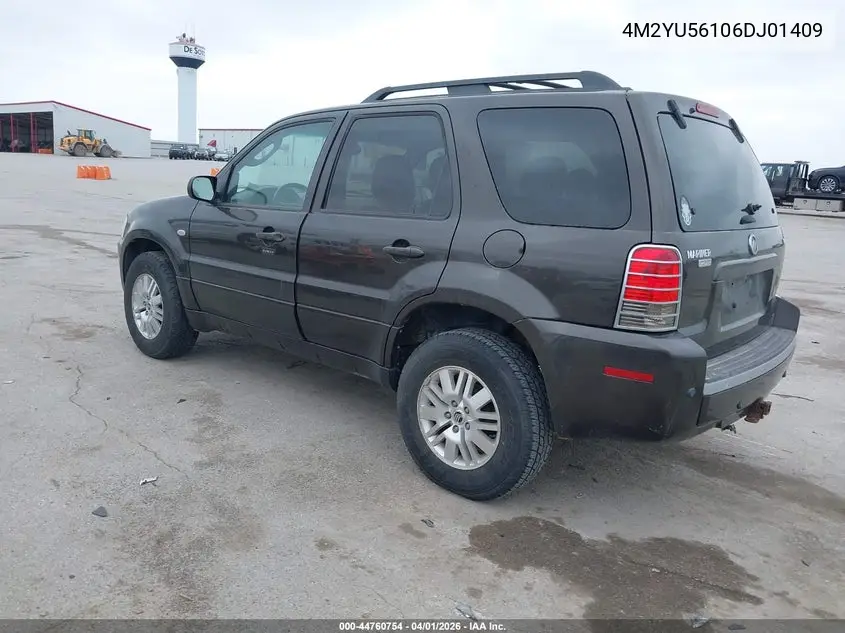 2006 Mercury Mariner Luxury/Premier VIN: 4M2YU56106DJ01409 Lot: 44760754
