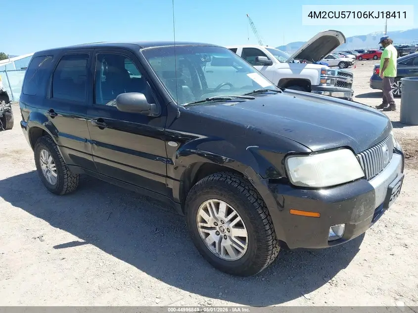 2006 Mercury Mariner Luxury/Premier VIN: 4M2CU57106KJ18411 Lot: 44996849