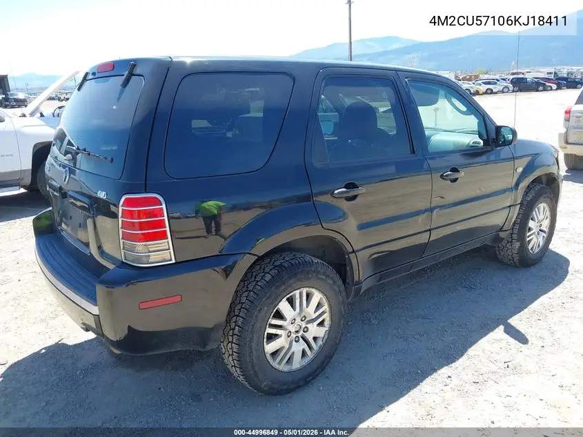 2006 Mercury Mariner Luxury/Premier VIN: 4M2CU57106KJ18411 Lot: 44996849