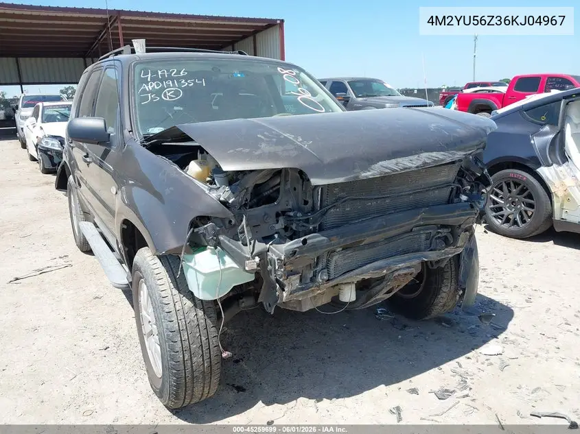 2006 Mercury Mariner Convenience VIN: 4M2YU56Z36KJ04967 Lot: 45259699