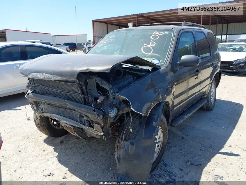 2006 Mercury Mariner Convenience VIN: 4M2YU56Z36KJ04967 Lot: 45259699