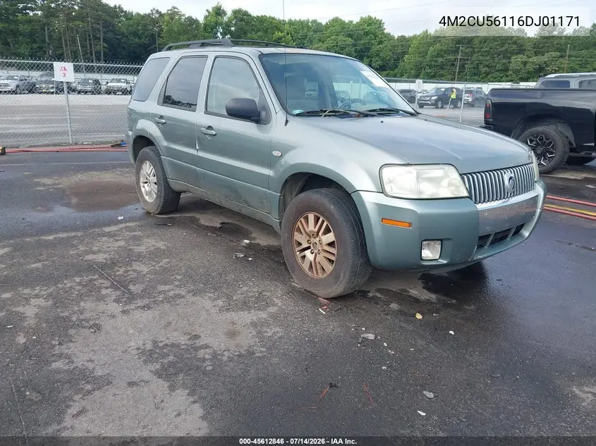 2006 Mercury Mariner Luxury/Premier VIN: 4M2CU56116DJ01171 Lot: 45612846