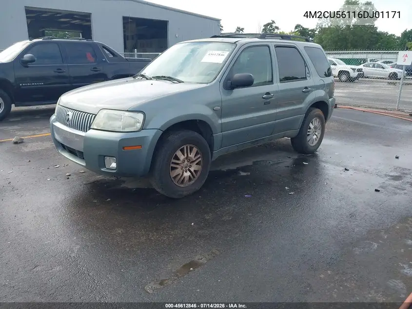 2006 Mercury Mariner Luxury/Premier VIN: 4M2CU56116DJ01171 Lot: 45612846