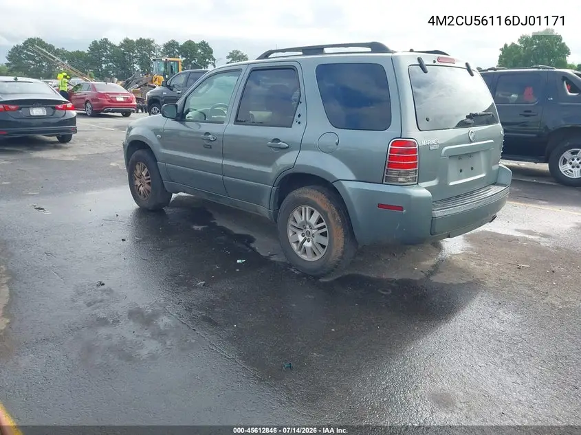 2006 Mercury Mariner Luxury/Premier VIN: 4M2CU56116DJ01171 Lot: 45612846