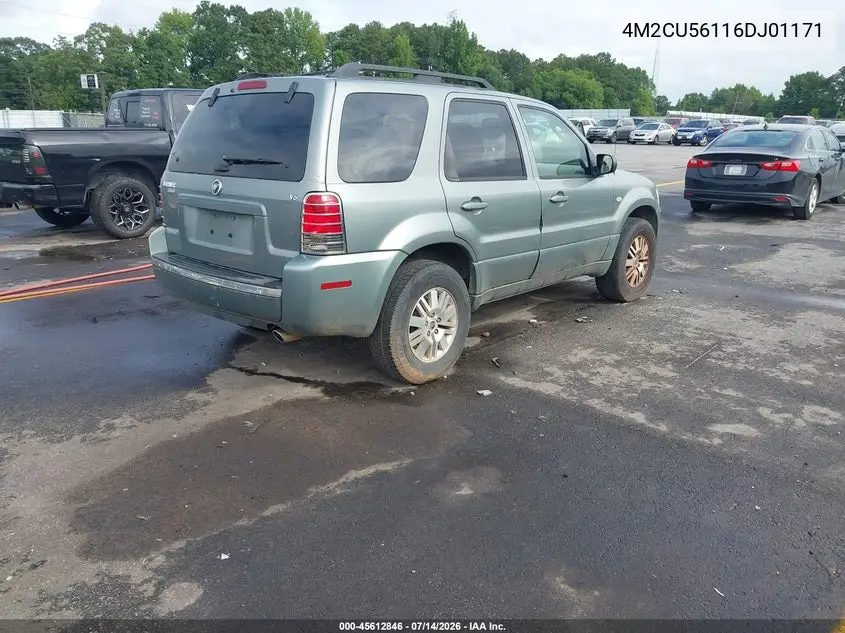 2006 Mercury Mariner Luxury/Premier VIN: 4M2CU56116DJ01171 Lot: 45612846
