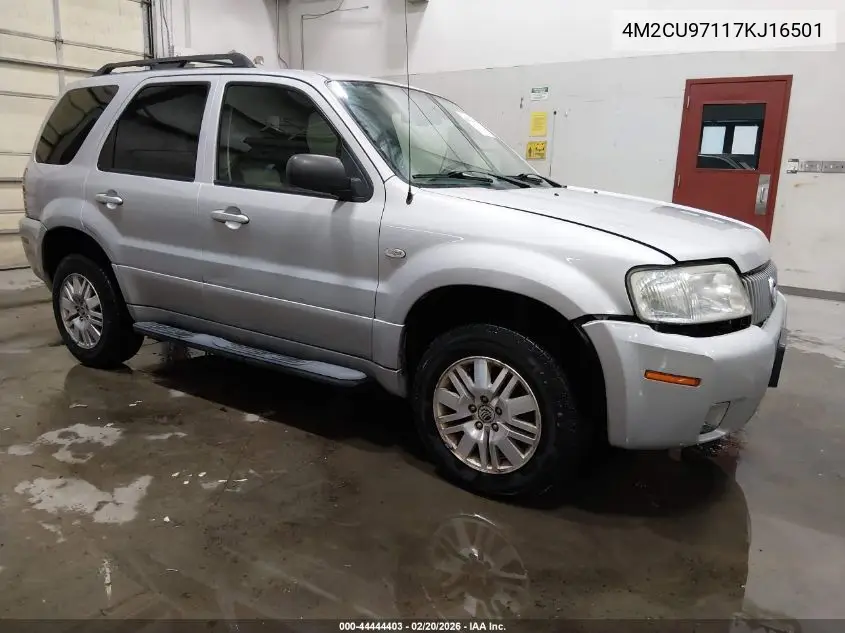 2007 Mercury Mariner Premier VIN: 4M2CU97117KJ16501 Lot: 44444403