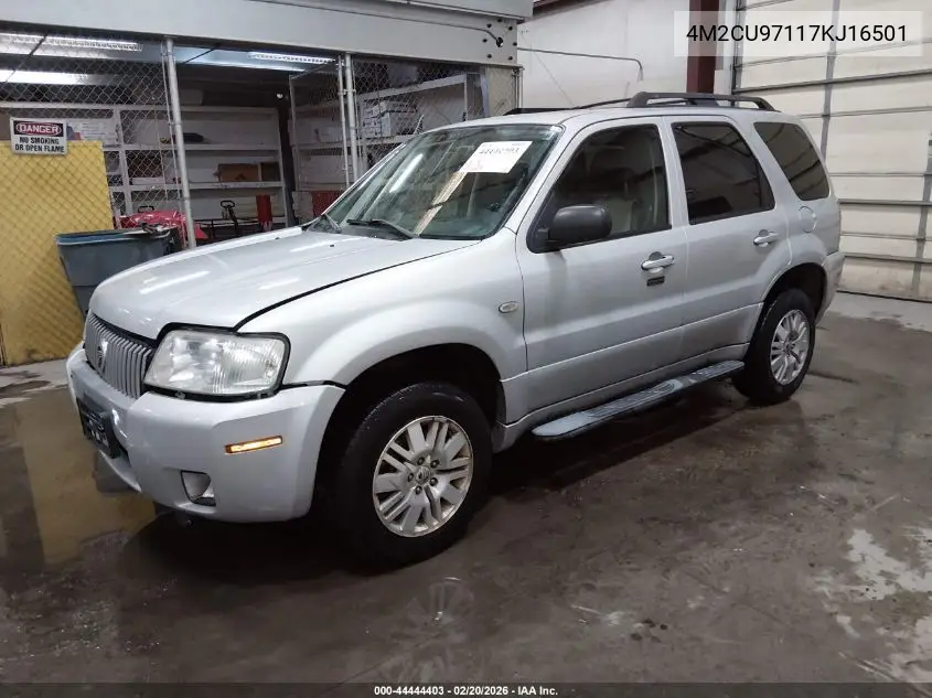 2007 Mercury Mariner Premier VIN: 4M2CU97117KJ16501 Lot: 44444403