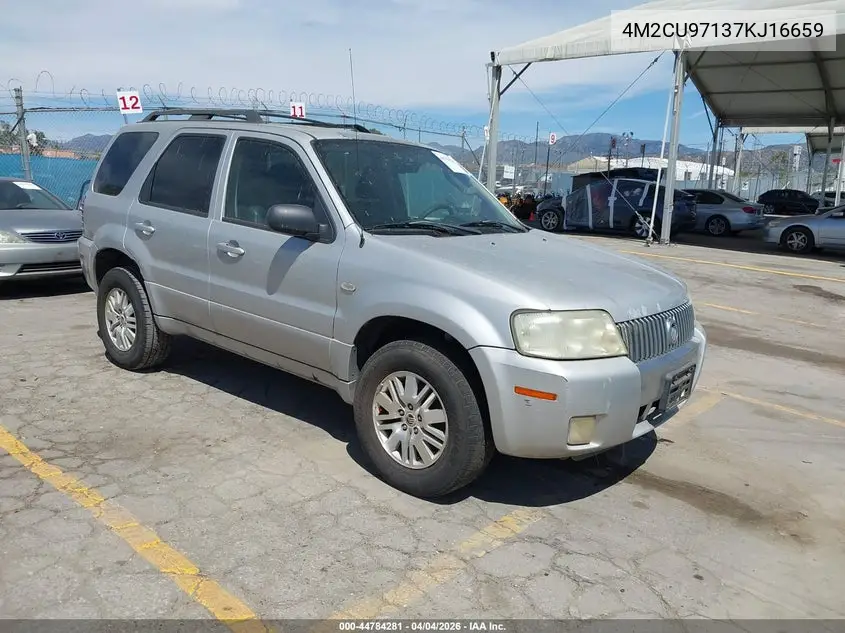 2007 Mercury Mariner Premier VIN: 4M2CU97137KJ16659 Lot: 44784281