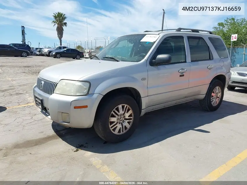 2007 Mercury Mariner Premier VIN: 4M2CU97137KJ16659 Lot: 44784281