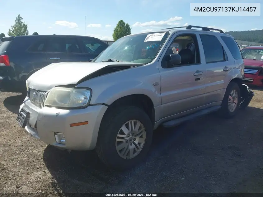 2007 Mercury Mariner Premier VIN: 4M2CU97137KJ14457 Lot: 45253606