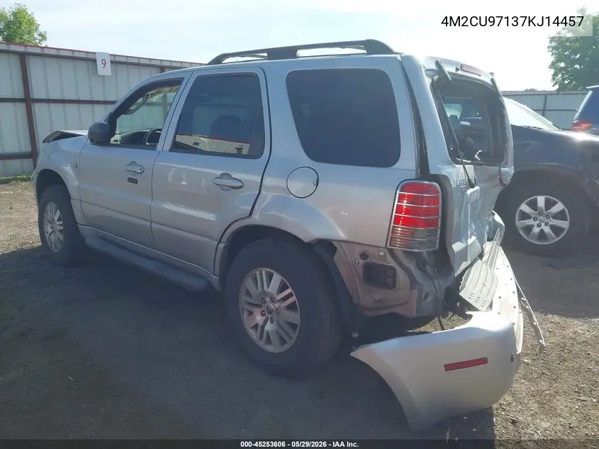 2007 Mercury Mariner Premier VIN: 4M2CU97137KJ14457 Lot: 45253606