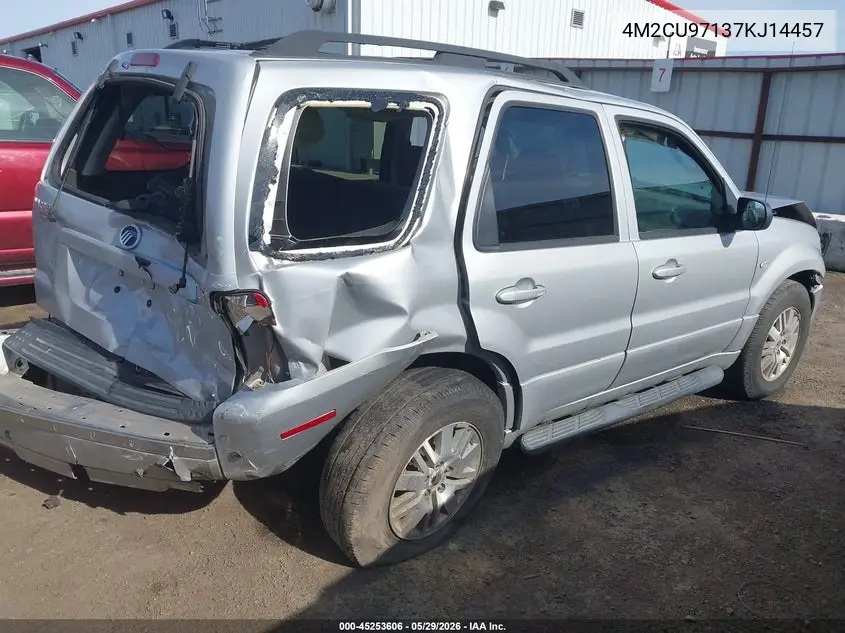 2007 Mercury Mariner Premier VIN: 4M2CU97137KJ14457 Lot: 45253606
