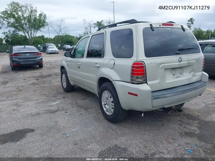 2007 Mercury Mariner Luxury VIN: 4M2CU91107KJ11279 Lot: 45297337