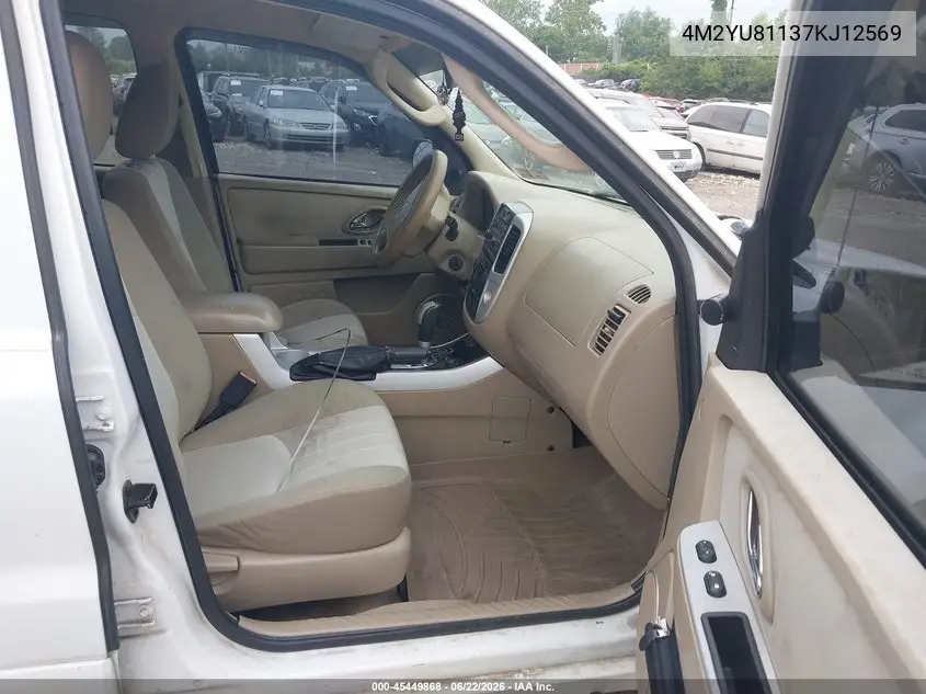 2007 Mercury Mariner Luxury VIN: 4M2YU81137KJ12569 Lot: 45449868
