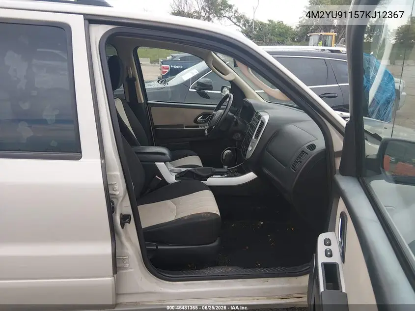 2007 Mercury Mariner Luxury VIN: 4M2YU91157KJ12367 Lot: 45481365