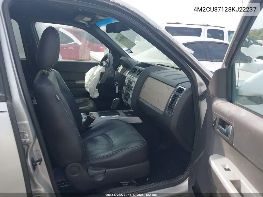 2008 Mercury Mariner Premier VIN: 4M2CU87128KJ22237 Lot: 43725272