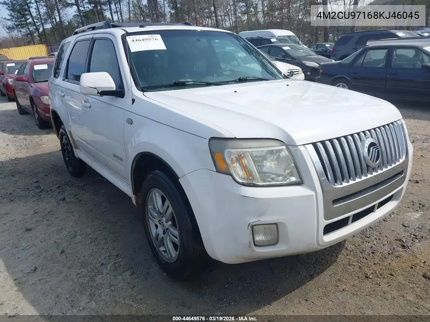 2008 Mercury Mariner Premier VIN: 4M2CU97168KJ46045 Lot: 44649576