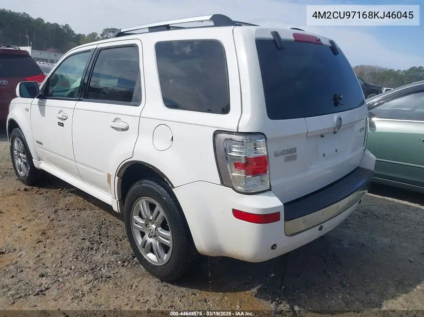 2008 Mercury Mariner Premier VIN: 4M2CU97168KJ46045 Lot: 44649576