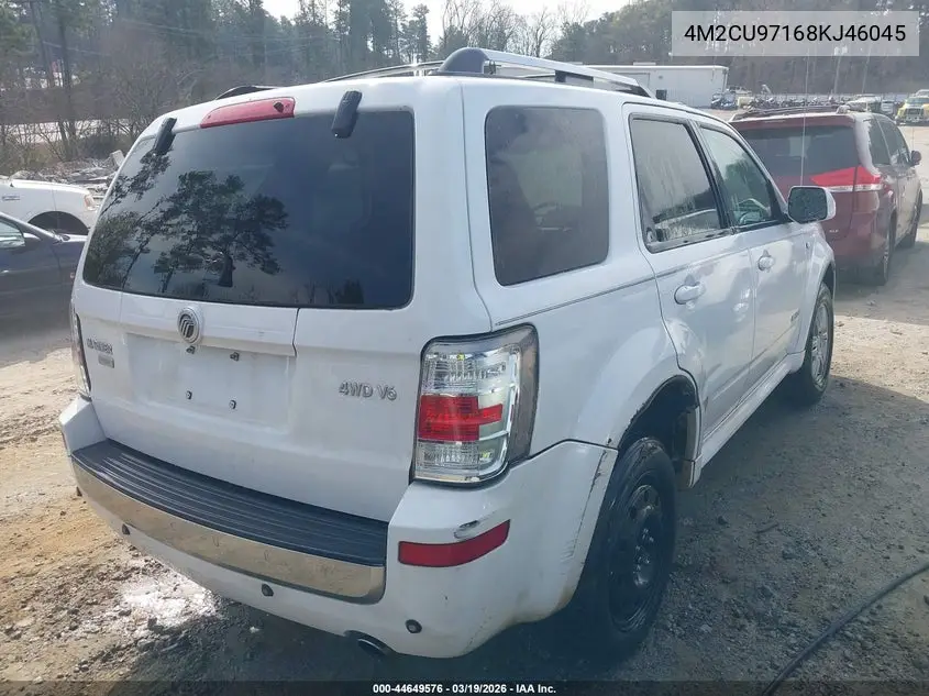 2008 Mercury Mariner Premier VIN: 4M2CU97168KJ46045 Lot: 44649576