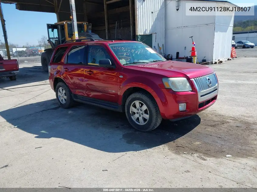 2008 Mercury Mariner V6 VIN: 4M2CU91128KJ18607 Lot: 44815811