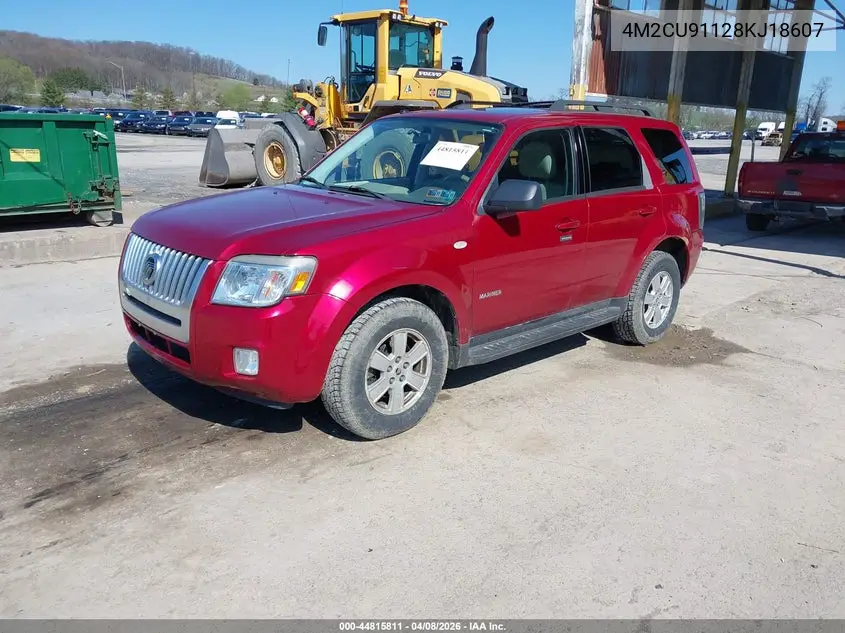 2008 Mercury Mariner V6 VIN: 4M2CU91128KJ18607 Lot: 44815811
