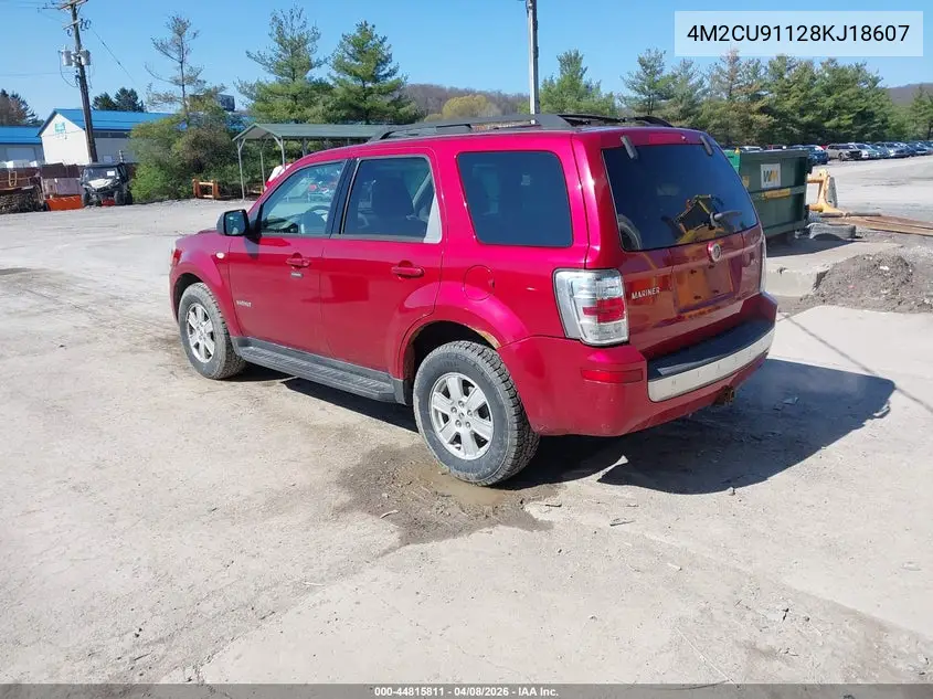 2008 Mercury Mariner V6 VIN: 4M2CU91128KJ18607 Lot: 44815811