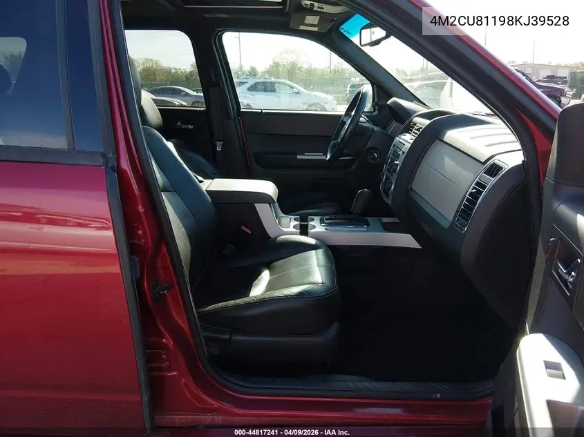 2008 Mercury Mariner V6 VIN: 4M2CU81198KJ39528 Lot: 44817241