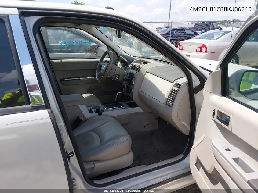 2008 Mercury Mariner I4 VIN: 4M2CU81Z88KJ36240 Lot: 44834608
