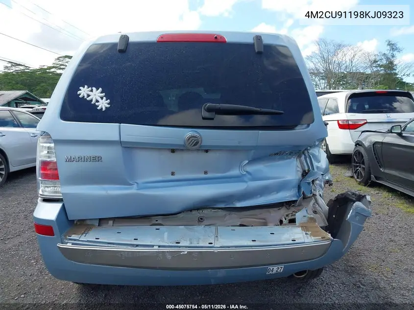 2008 Mercury Mariner V6 VIN: 4M2CU91198KJ09323 Lot: 45075754