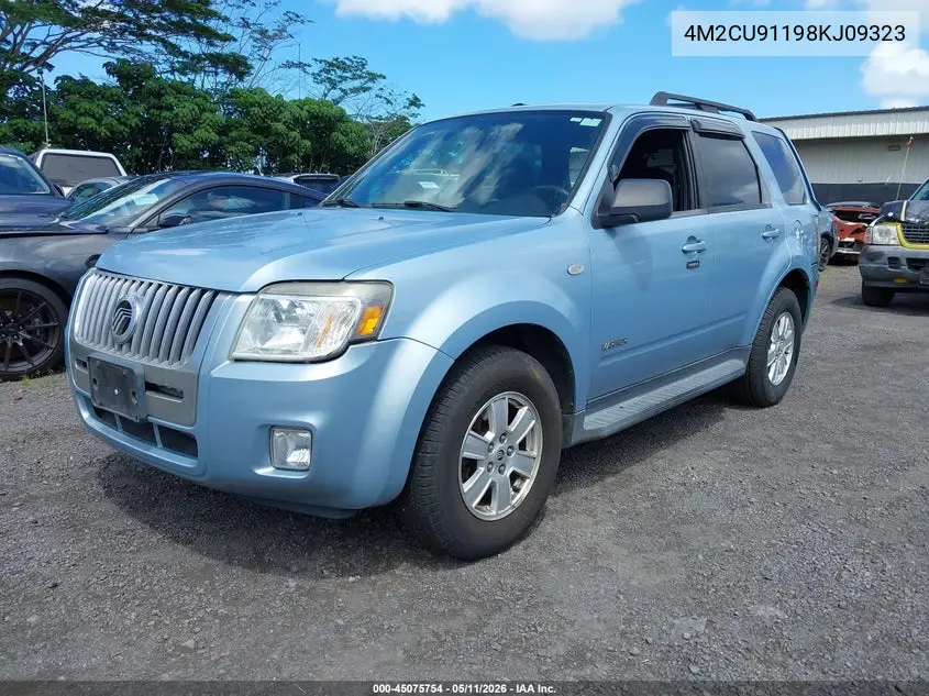 2008 Mercury Mariner V6 VIN: 4M2CU91198KJ09323 Lot: 45075754
