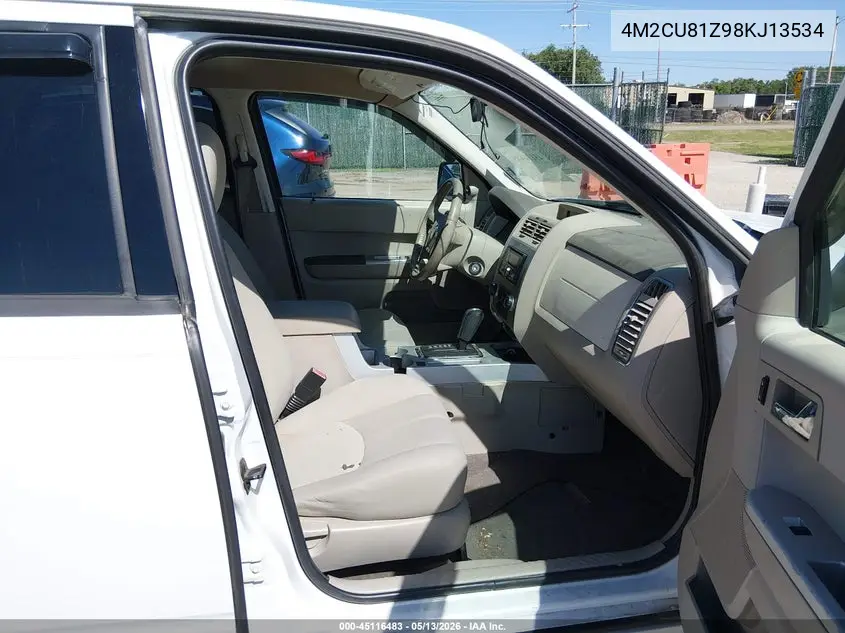 2008 Mercury Mariner I4 VIN: 4M2CU81Z98KJ13534 Lot: 45116483