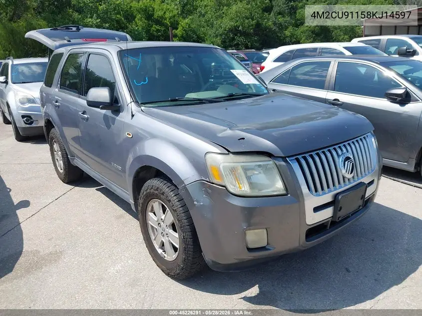 2008 Mercury Mariner V6 VIN: 4M2CU91158KJ14597 Lot: 45226291