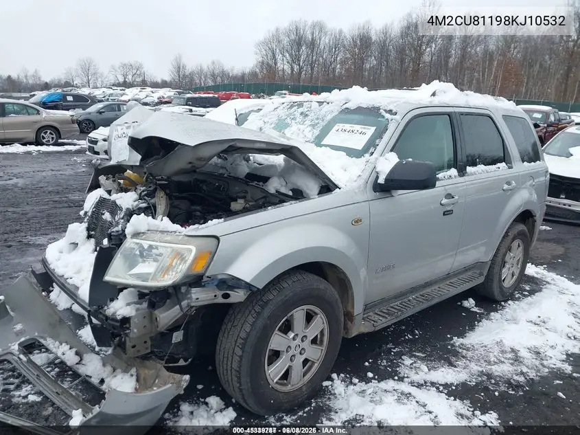 2008 Mercury Mariner V6 VIN: 4M2CU81198KJ10532 Lot: 45339787