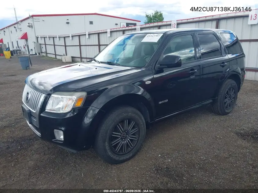 2008 Mercury Mariner Premier VIN: 4M2CU87138KJ36146 Lot: 45343797