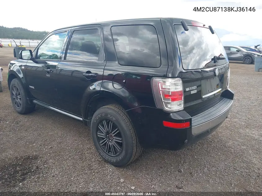 2008 Mercury Mariner Premier VIN: 4M2CU87138KJ36146 Lot: 45343797