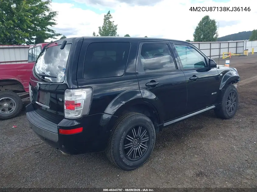 2008 Mercury Mariner Premier VIN: 4M2CU87138KJ36146 Lot: 45343797