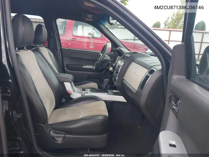 2008 Mercury Mariner Premier VIN: 4M2CU87138KJ36146 Lot: 45343797