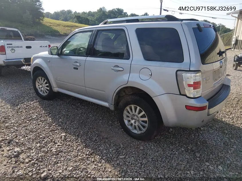 2008 Mercury Mariner Premier VIN: 4M2CU97158KJ32699 Lot: 45349180