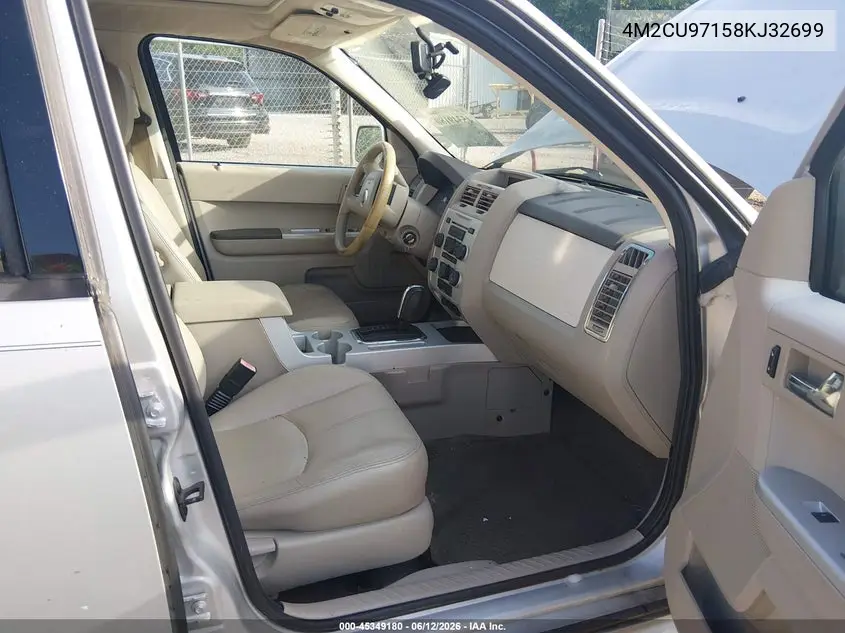 2008 Mercury Mariner Premier VIN: 4M2CU97158KJ32699 Lot: 45349180