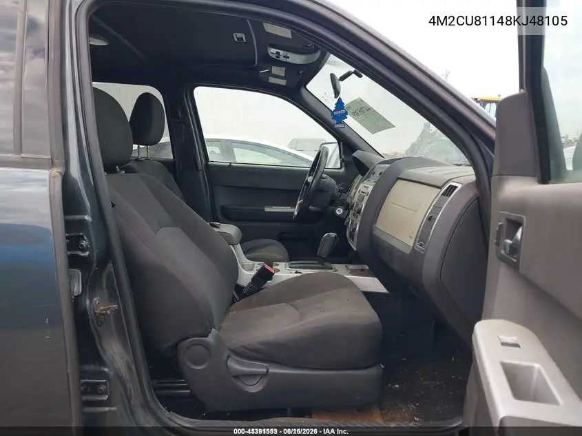 2008 Mercury Mariner V6 VIN: 4M2CU81148KJ48105 Lot: 45391553