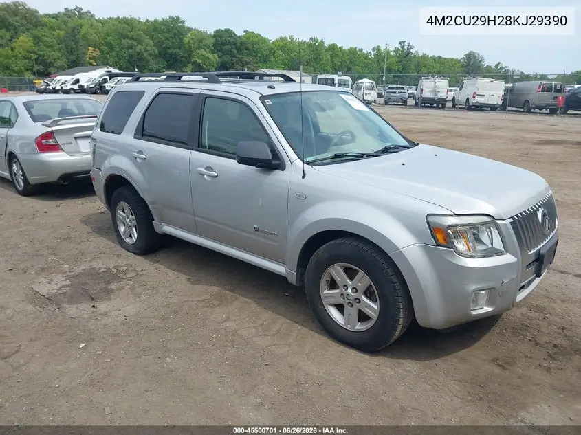 2008 Mercury Mariner Hybrid VIN: 4M2CU29H28KJ29390 Lot: 45500701