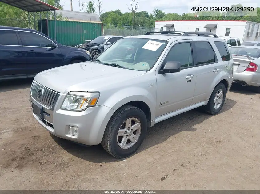 2008 Mercury Mariner Hybrid VIN: 4M2CU29H28KJ29390 Lot: 45500701