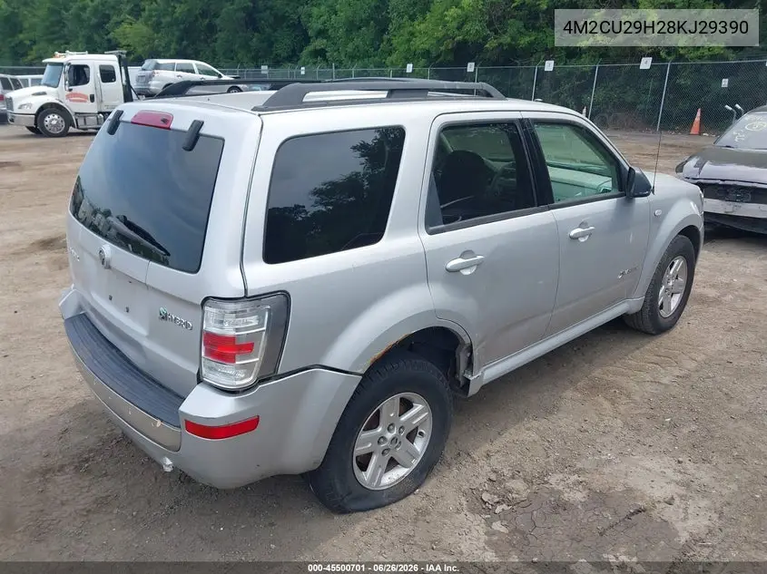 2008 Mercury Mariner Hybrid VIN: 4M2CU29H28KJ29390 Lot: 45500701