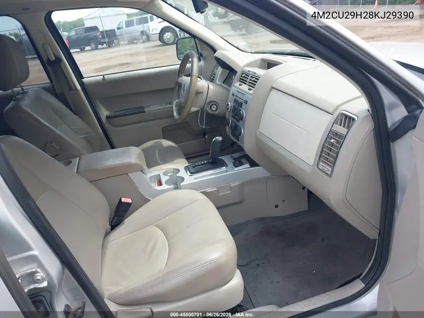 2008 Mercury Mariner Hybrid VIN: 4M2CU29H28KJ29390 Lot: 45500701