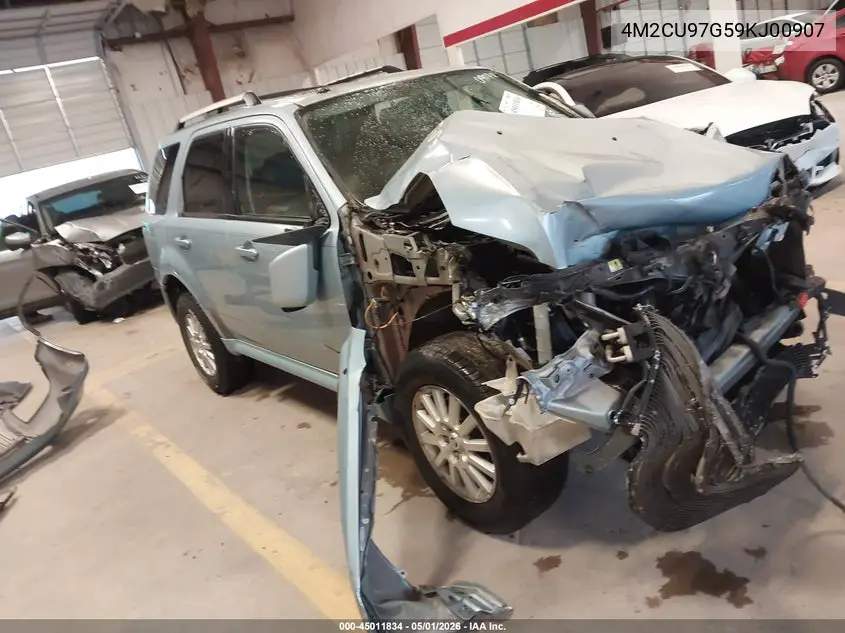 2009 Mercury Mariner Premier V6 VIN: 4M2CU97G59KJ00907 Lot: 45011834