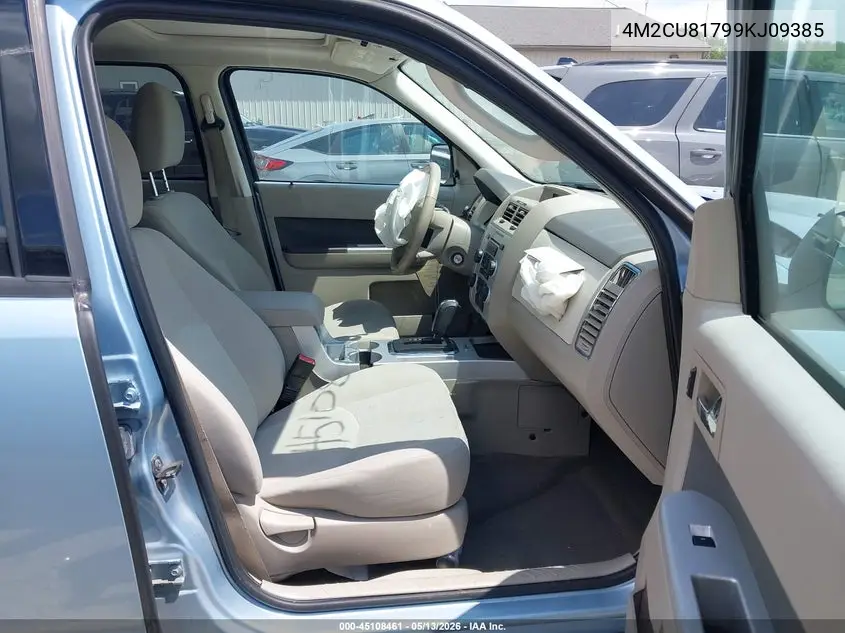 2009 Mercury Mariner I4 VIN: 4M2CU81799KJ09385 Lot: 45108461