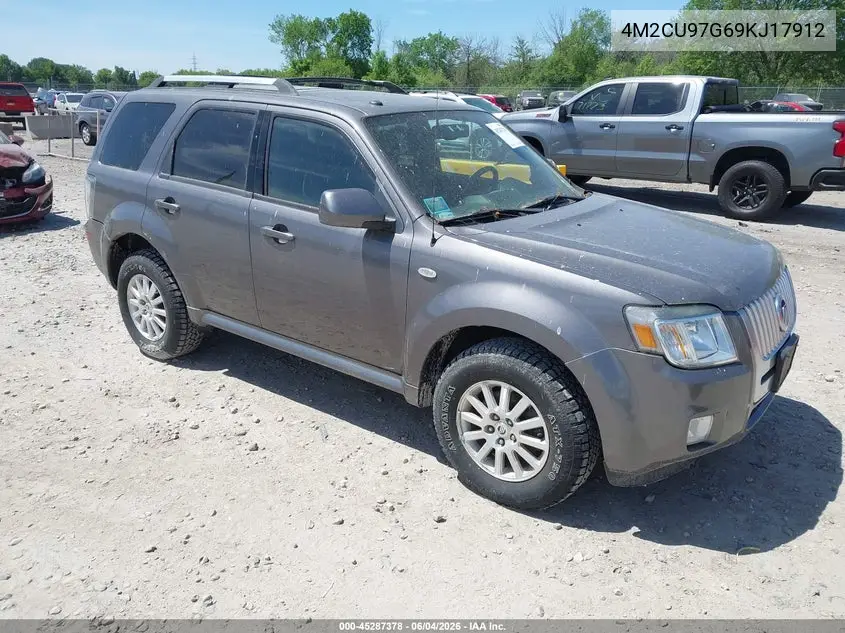2009 Mercury Mariner Premier V6 VIN: 4M2CU97G69KJ17912 Lot: 45287378