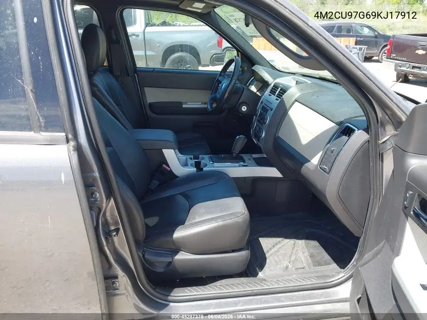 2009 Mercury Mariner Premier V6 VIN: 4M2CU97G69KJ17912 Lot: 45287378