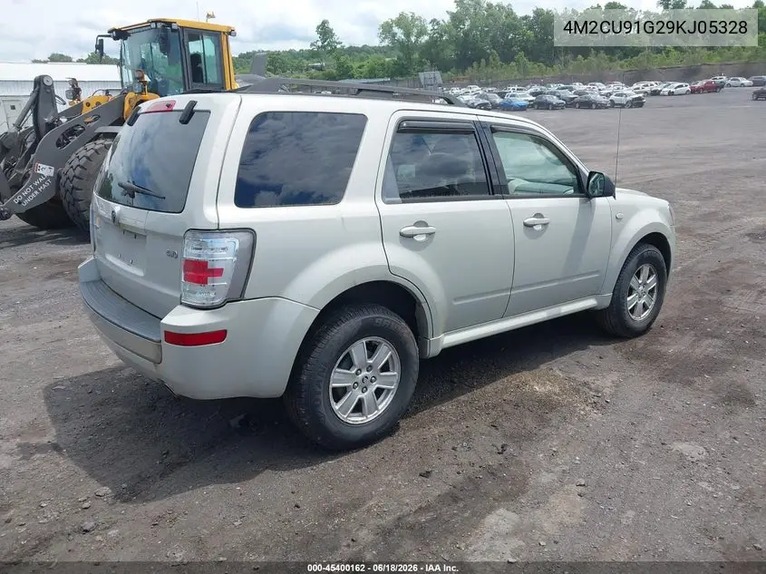 2009 Mercury Mariner V6 VIN: 4M2CU91G29KJ05328 Lot: 45400162